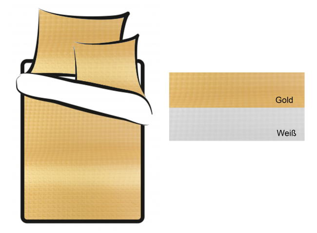 SET bügelleichte Bettwäsche - "NETTE"